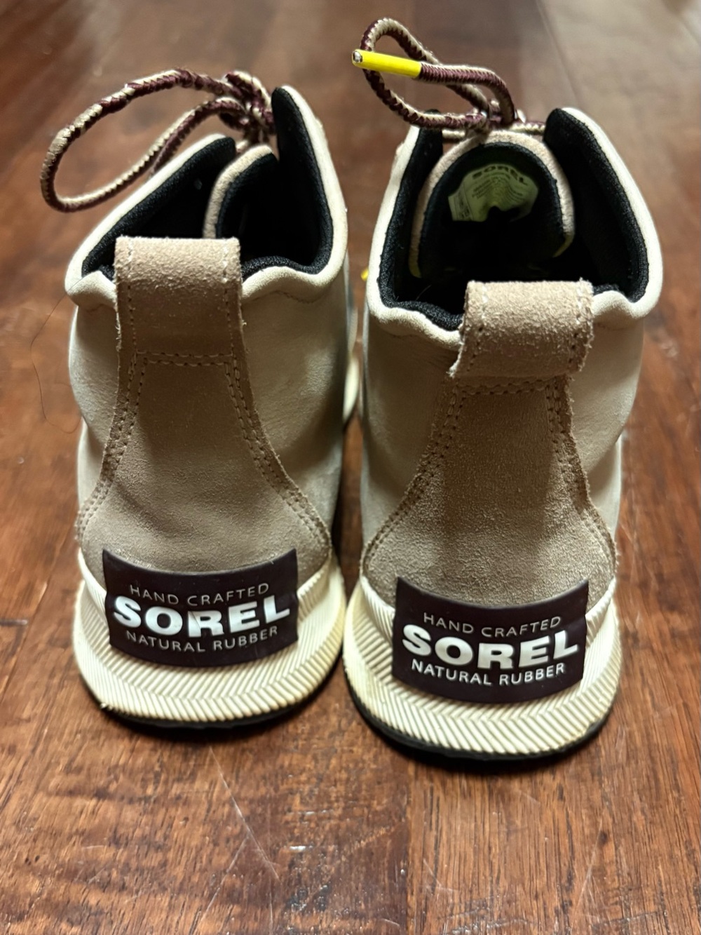 Sorel Women's Lace Up Boots - Black and Tan - Picture 3 of 6
